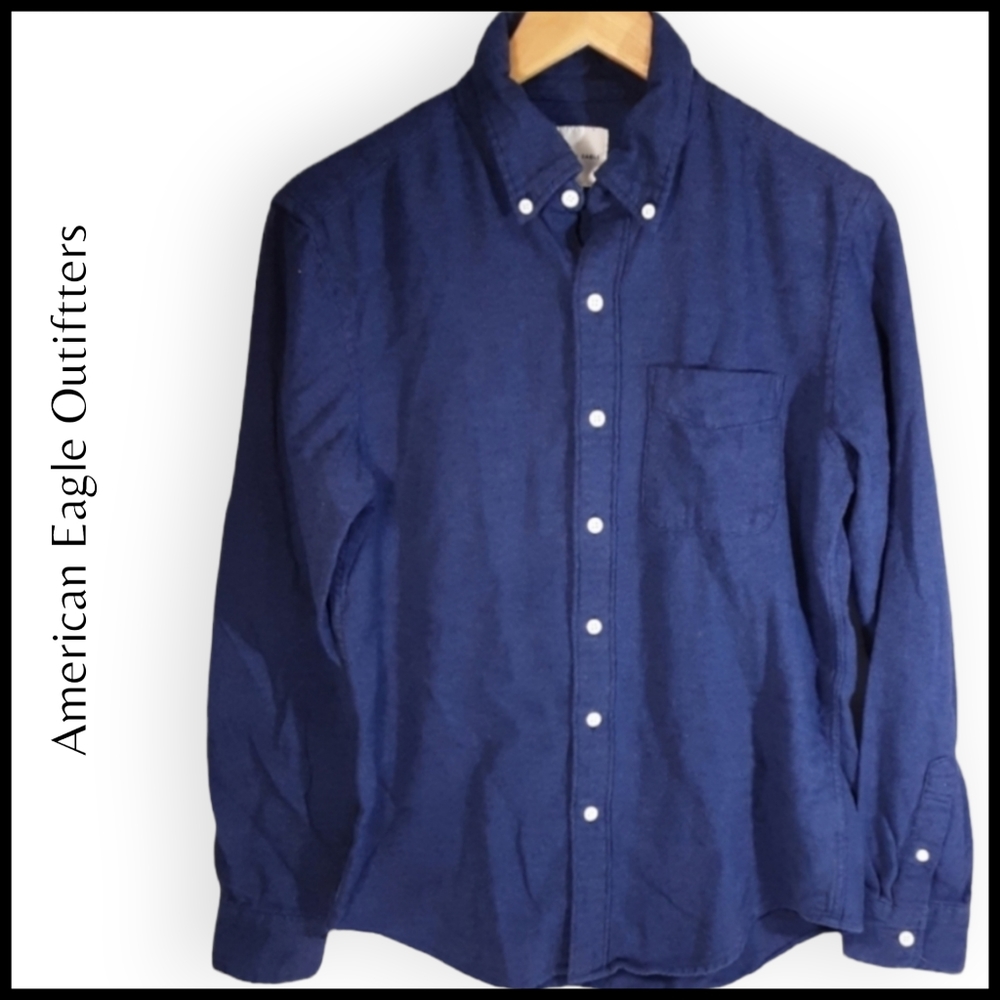 American eagle outfitters button down mens size small - Picture 1 of 6